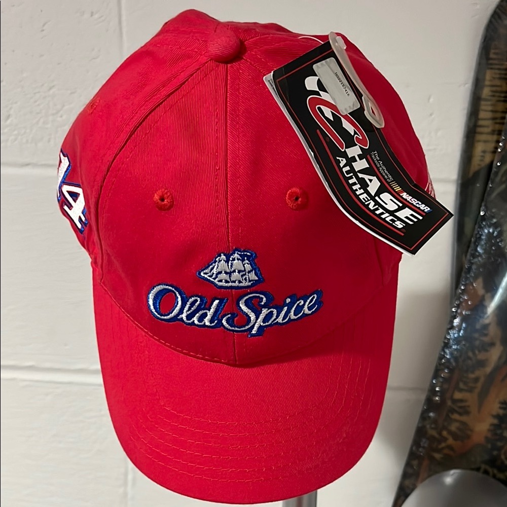 Chase Authentics NASCAR Tony Stewart Old Spice cap NWT